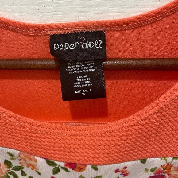 Floral and Striped Dress, 16 - Picture 3 of 4